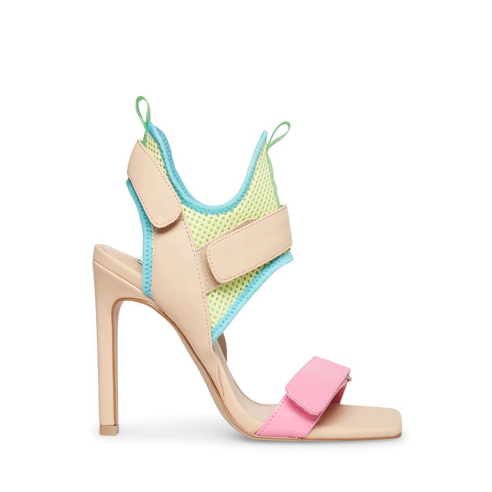 NEW Steve Madden Virtual Tan/Multi Heels